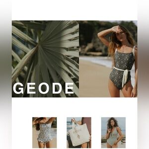 🆕 Geode Tangerine One Piece Swimsuit